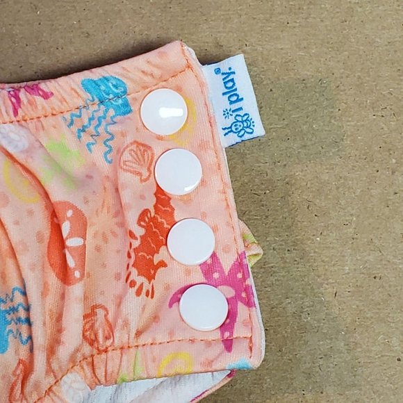 I-Play Swimsuit Diaper 6 Months Peach - Picture 6 of 7